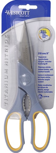 Huishoudschaar Westcott 210mm met softgrip titanium-2