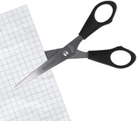 Kantoorschaar Westcott 155mm met kunststof grip rvs-3