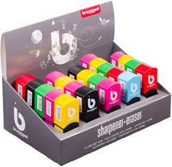 Puntenslijper-gum Bruynzeel Teens display à 25 stuks assorti