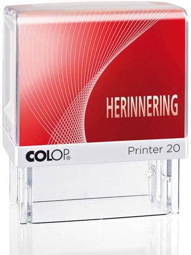 Tekststempel Colop Printer 20/L herinnering
