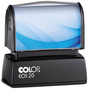 Tekststempel Colop EOS 20 flashtechnologie met stempelplaat
