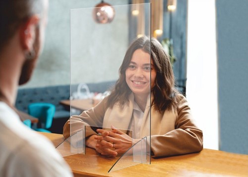 Hygiënescherm OPUS 2 - 5mm - 500x750mm