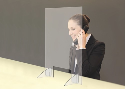 Hygiënescherm OPUS 2 - 5mm - 600x900mm.