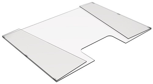 Hygiënescherm OPUS 2 opvouwbaar 1000x1000mm - 4mm-2