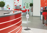 Handhygiëne infostand OPUS 2
