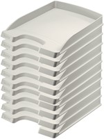 Brievenbak Leitz Plus Slim A4 grijs-3