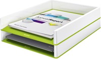 Brievenbak Leitz WOW A4 wit/groen-2