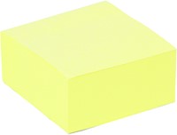 Memoblok Quantore 76x76mm 400 geel 400 vel