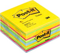 Memoblok Post-it 2030 76x76mm kubus ultra assorti-2