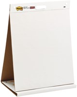 Meeting chart Post-it 563R Super Sticky 50,8x58,4cm met tafelstandaard wit 20 vel