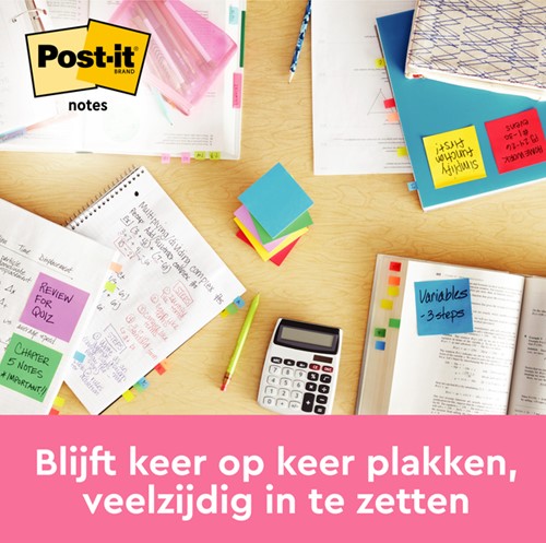Memoblok Post-it 654 76x76mm oranje 100 vel-2