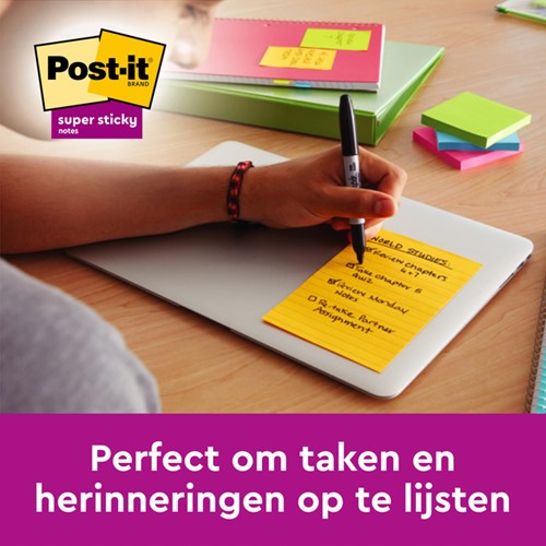 Memoblok Post-it 659 102x152mm geel-2