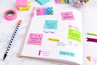 Memoblok Post-it 2028 76x76mm kubus neon kleuren-2