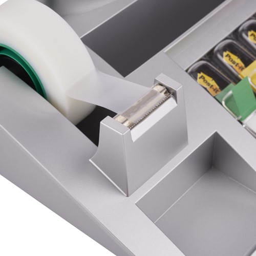 Bureau organiser Post-it C50 zilvergrijs incl inhoud-3