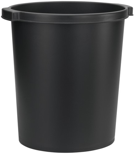 Papierbak Djois Re-Solution 15liter met griprand zwart-2