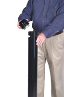 Asbak Rubbermaid Smokers' Pole vrijstaand zwart-2