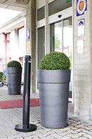 Asbak Rubbermaid Smokers' Pole vrijstaand zwart-1