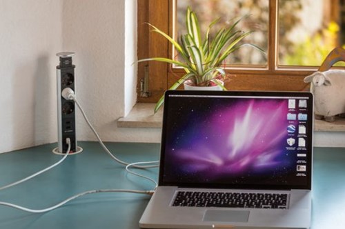 TOWER POWER USB EN LAN UNIT ZILVER/ZWART-2