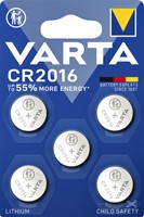 Batterij VARTA knoopcel 5x CR2016 lithium