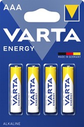 Batterij Varta Energy 4x AAA