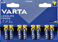 Batterij Varta Longlife Power 8x AA