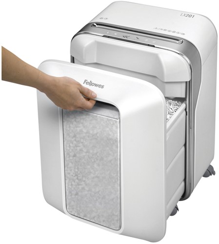Papiervernietiger Fellowes Powershred LX201 snippers 2x12mm wit-3