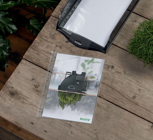 Showtas Leitz Recycle A4 11-gaats PP 0.10mm transparant 25 stuks-2