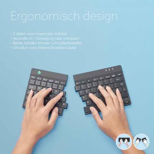 Toetsenbord R-Go Ergonomisch Split Break AZERTY-2