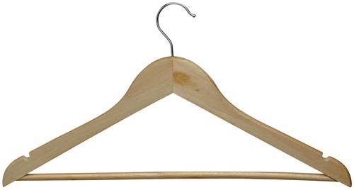 Kledinghanger MAUL hout 450x220mm beuken 8 stuks