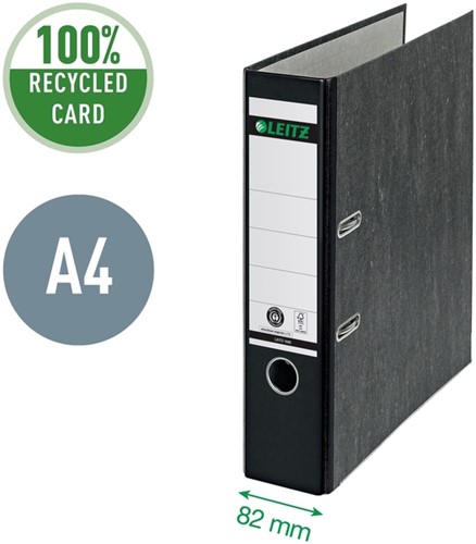 Ordner Leitz 1080 180° 80mm karton A4 groen-3