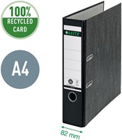 Ordner Leitz 1080 180° 80mm karton A4 zwart-9