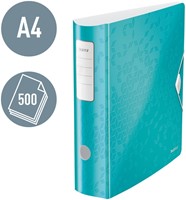 Ordner Leitz WOW active 180° 80mm PP A4 ijsblauw-4