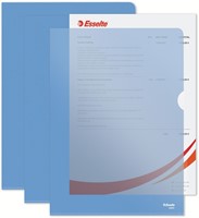 Insteekmap L-model Esselte standaard A4 0.11mm PP blauw 100 stuks-3