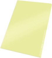 Insteekmap L-model Leitz Premium copy safe 0.15mm PVC A4 geel 100 stuks-2