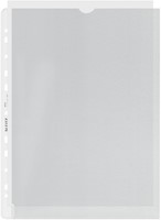 Showtas Leitz Premium links open 0.13mm PP A4 transparant 100 stuks