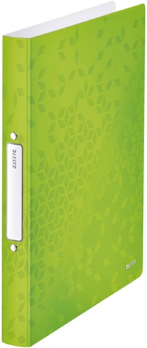 Ringband Leitz WOW A4 2-rings O-mechaniek 25mm PP groen