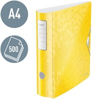 Ordner Leitz WOW active 180° 80mm PP A4 geel-1
