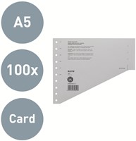 Scheidingsbladen Leitz A4 karton 200gr 11-gaats grijs 100 stuks-8