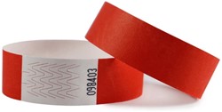 Polsband Combicraft Tyvek rood 100 stuks