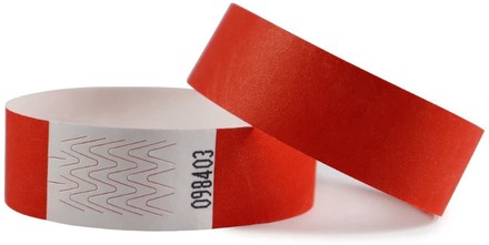 Polsband Combicraft Tyvek rood 100 stuks