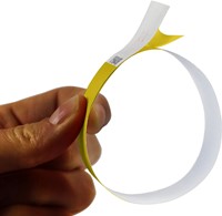 Polsband Combicraft Tyvek geel 100 stuks-2