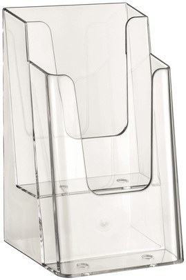 Folderhouder Europel 2 vaks 1/3 A4 transparant-2