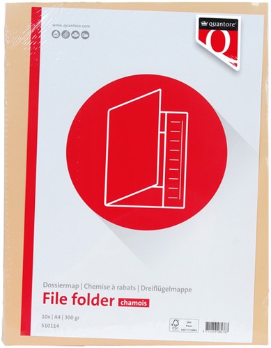 Dossiermap Quantore A4 300gr chamois-2