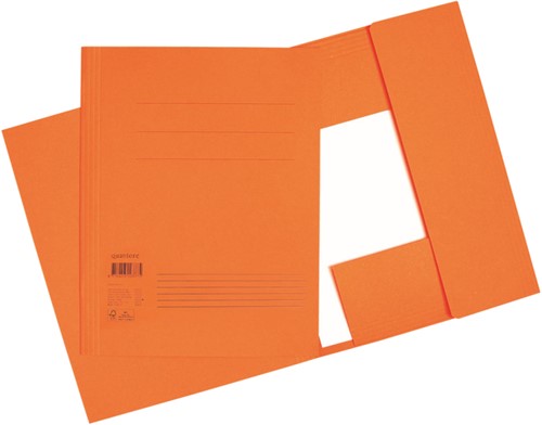 Dossiermap Quantore folio 320gr oranje