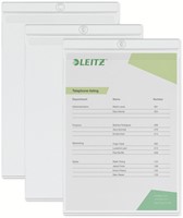 Insteekmap U-model Leitz Premium met ophangoog 0.20mm PVC A4 transparant 50 stuks-4