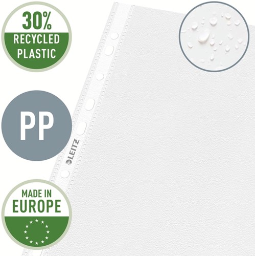 Showtas Leitz Premium 0.10mm PP A4 transparant 100 stuks-2