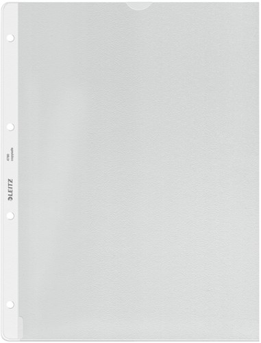 Showtas Leitz Premium met uitsnede copy safe 0.13mm PP A4 transparant 100 stuks