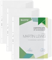Showtas Leitz Premium met klep copy safe 0.13mm PP A4 transparant 50 stuks-4