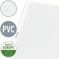 Showtas Leitz Premium standaard 11-gaats copy safe 0.085mm PP A4 transparant 100 stuks-3