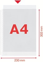 Showtas Esselte 0.08mm 21-gaats A4 mat 100 stuks-5